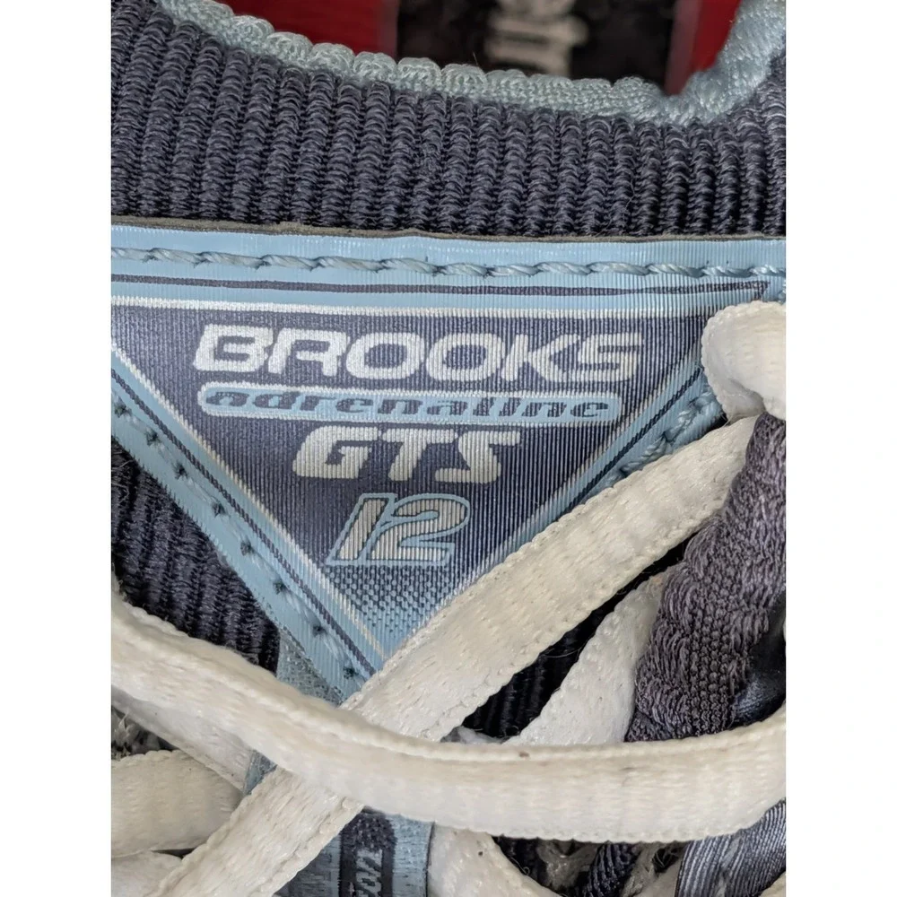 Brooks Adrenaline GTS 12 Running Shoe Womens 10 Narrow Blue Training‎ Walking